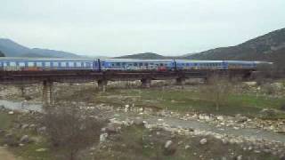 preview picture of video 'Greek Railways East Macedonia and Thrace 604 train to Stavroupoli'