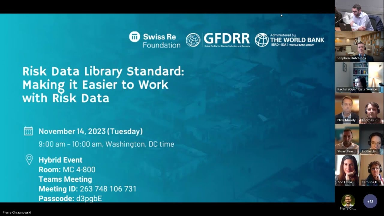 Risk Data Library Standard:  Making it Easier to Work with Risk Data
