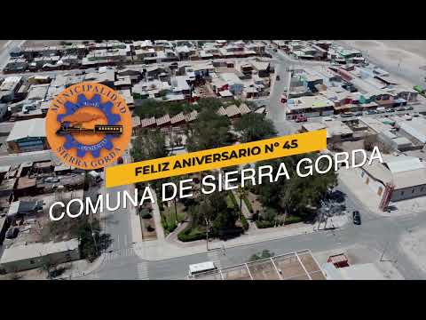 SALUDO ANIVERSARIO COMUNA DE SIERRA GORDA