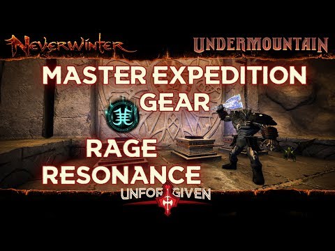 Neverwinter Mod 16 - Master Expedition Gear Showcase + Rage Crystal Run Unforgiven Barbarian (1080p) Video