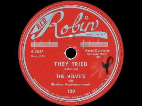 78 RPM: The Velvets - They Tried