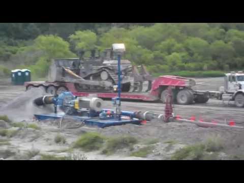 Moving  Caterpillar D-11 R Bulldozer With Lowboy