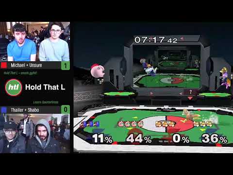 Hold That L - Michael+Unsure (Fox/Jigglypuff) vs Thailer+Shabo (Fox/Falco) - Losers Quarterfinals