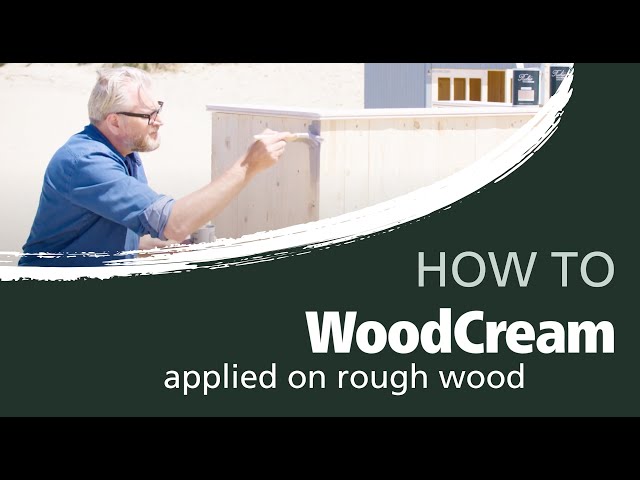 How to use Rubio Monocoat WoodCream Softener for vertical exterior surfaces