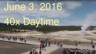 June 3 2016 Upper Geyser Basin Daytime Streaming C