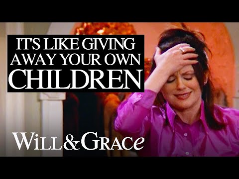 Karen Gives Away Her Clothes to Charity | Will & Grace