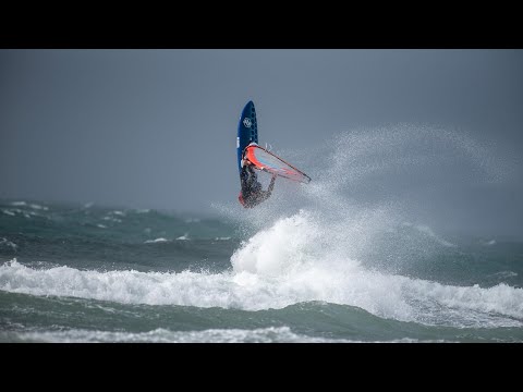 Windsurfing Brandon Bay Ireland 35kts+ Raw Footage