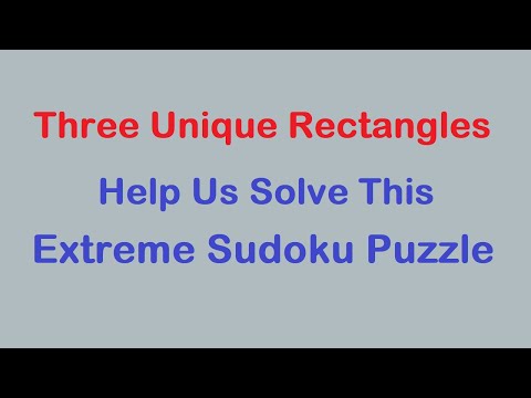 Sudoku Primer 284 - Three URs Help Us With an Extreme Puzzle
