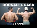 CIRCUITO DORSALI ENORMI IN 10 MINUTI! ALLENAMENTO DORSO IN CASA SENZA ATTREZZI! SENZA LA SBARRA!