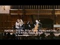 Haydn Trio No 39 Gypsy Rondo Mvt II ChamberFest Cleveland 2014