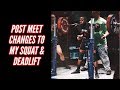 Day 1 Of My New Program | My Next Meet | Improving Squat Position