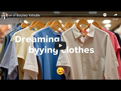 What happens if you see buying clothes in a dream?