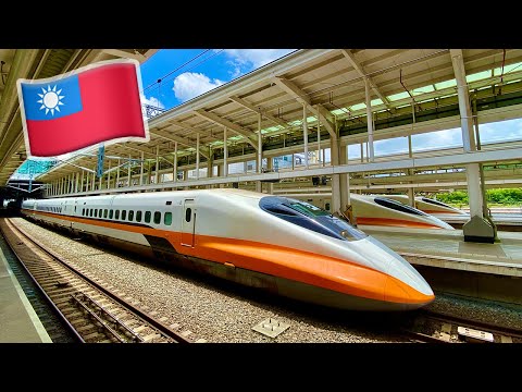 Riding Taiwan's Bullet Train from Kaohsiung to Taipei🚅🇹🇼 Taiwan High Speed Rail