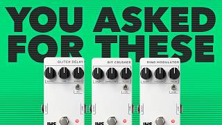 Video thumbnail for Bit Crusher, Glitch Delay, Ring Modulator: 3 New JHS 3 Series Pedals by JHS Pedals
