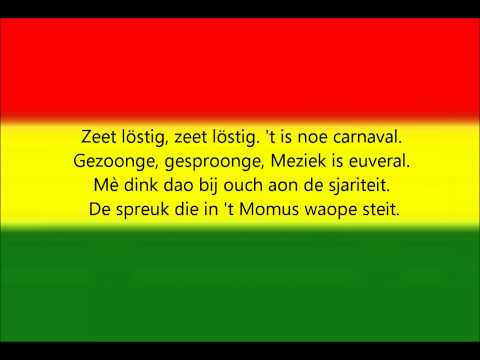 vastelaovendsleedje 1947 - Zeet löstig, zeet löstig(mit teks)