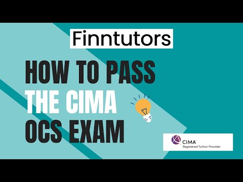 How To Pass The CIMA Operational Case Study Exam: An Introduction