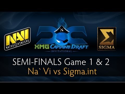 Dota 2 Na`Vi vs Sigma.int - Semi-Finals Game 1 & 2 Highlights - The XMG Captains Draft Invitational