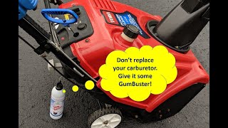 Toro Snowblower Won't Start - Problem Fixed