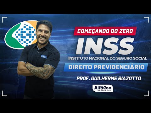 Concurso INSS 2024 - Aula de Direito Previdenciário - Curso Completo - AlfaCon
