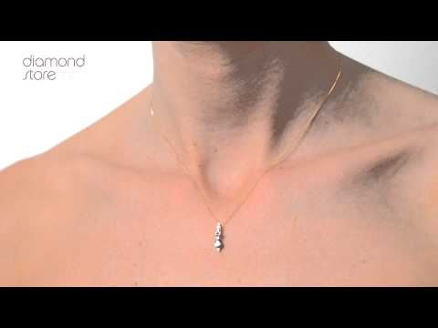 G4300 - 0.44ct Tanzanite And Diamond Pendant 9K Yellow Gold