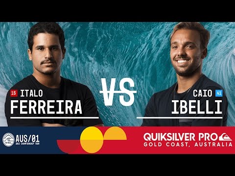 Italo Ferreira vs. Caio Ibelli - Quiksilver Pro Gold Coast 2017 Round Three, Heat 5