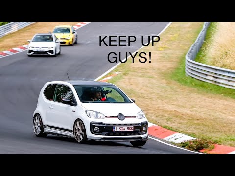 Up GTI vs Golf GTI Nurburgring battle