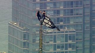 Paar erklimmt Empire State Building, verlobt sich und wird festgenommen