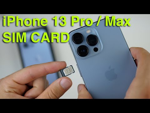 iPhone 13 Pro/Max: How to Insert/Remove SIM Card