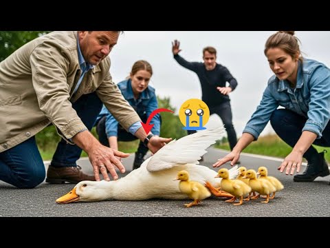 Saving a Goose Family: From Tragic Accident to a New Home ❤️