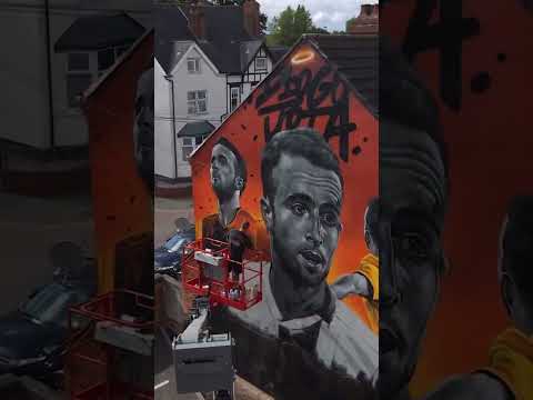 Diogo Jota Immortalised in Wolverhampton with Iconic Wolves Mural 🐺✨