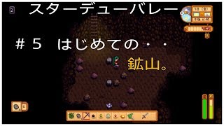スターデューバレー＃５　はじめての鉱山。