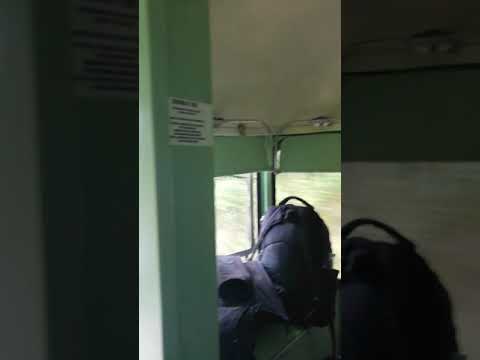 The Cockpit of train Gomoljka (The Cab Ride), Bohinj Railway, Slovenia