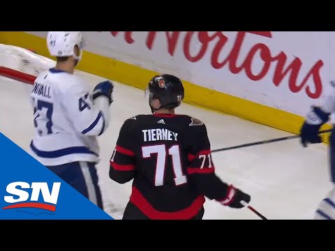 Chris Tierney Scores First Goal Of Season For Senators, A Redirect Vs. Maple Leafs