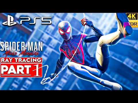 (PS5) SPIDER-MAN MILES MORALES Walkthrough Gameplay Part 1 [4K 60FPS HDR RAY TRACING] No Commentary