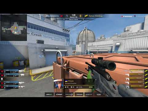 s1mple VAC moment (vs mousesports)