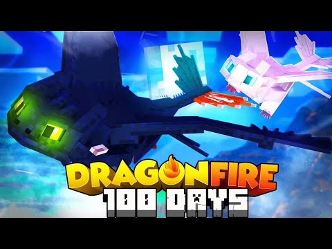 I Survived 100 Days in HOW TO TRAIN YOUR DRAGON in MINECRAFT... Here's What Happened!