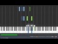 Goldmund - Threnody (synthesia piano tutorial)