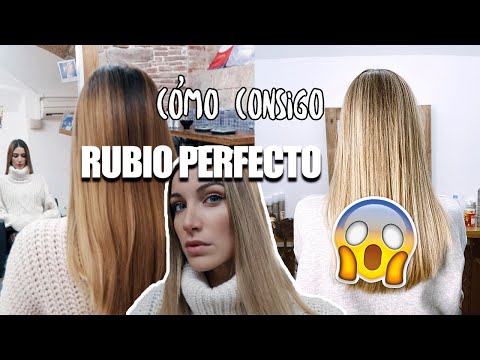 💇‍♀️CÓMO CONSIGO MI CABELLO 💥RUBIO PERFECTO😱