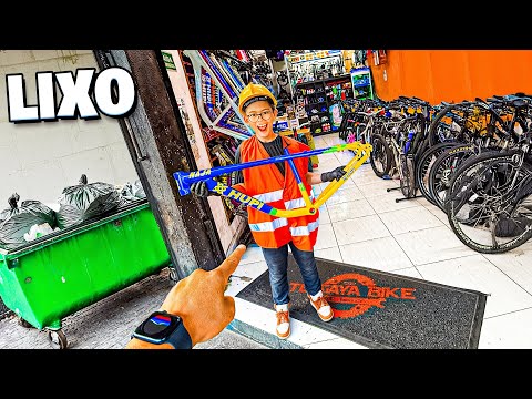 We found the HUPI NAJA BIKE in the TRASH and took it to the Bicycle Shop to SELL