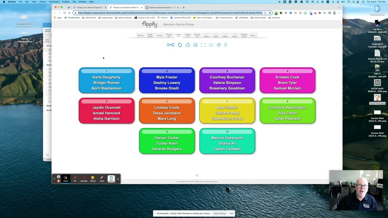 Using Flippity to Create Random Groups