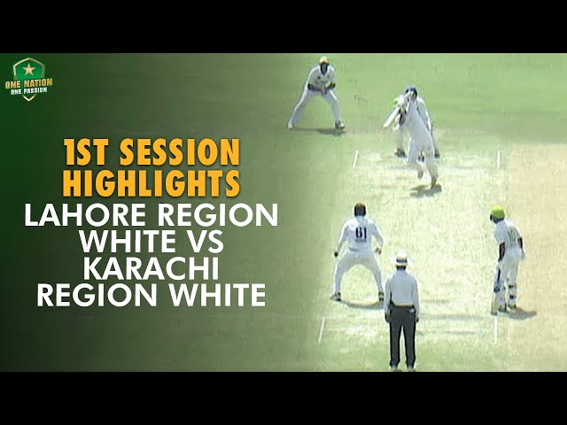 1st Session Highlights | Lahore Region(W) v Karachi Region (W) | #QeAT 2023/24 | PCB | M1U1A