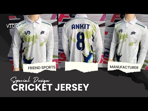 Customised cricket jersey