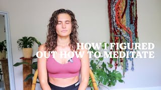 the secret to meditation 🧘♀️