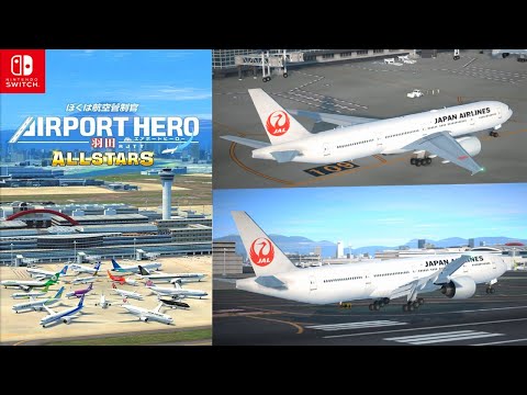 I am an Air traffic Controller AIRPORT HERO HANEDA ALLSTARS  - Gameplay Moments Nintendo Switch 4K