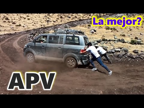 Suzuki APV. Testing in the Andes of Lima.
