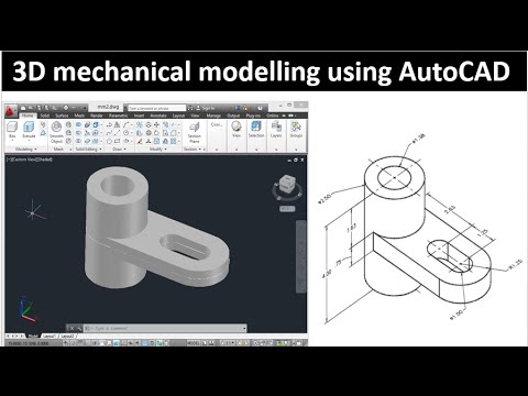 3D Modelling using AutoCAD Model 1