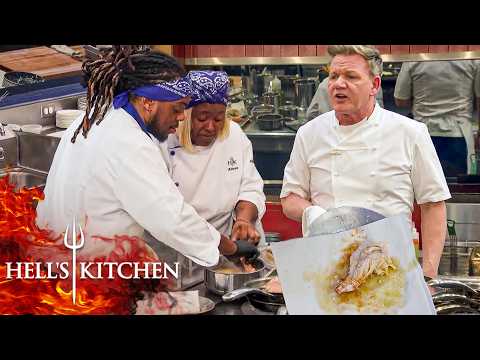 Chef Serves Raw & Ice Cold Lobster to Chef Ramsay, Twice! | Hell's Kitchen