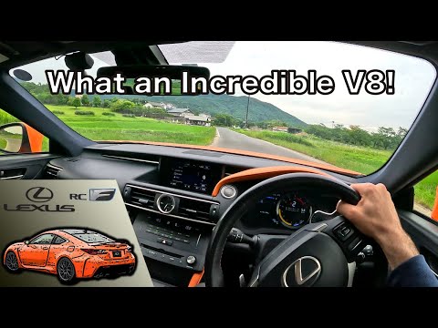 POV Lexus RC F 5.0 V8 | BEAUTIFUL Rural Tokyo Cruise with Incredible Vibe | Pure Drive Vibes