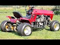 Making Crazy Lawn Tractor 600cc 100Hp