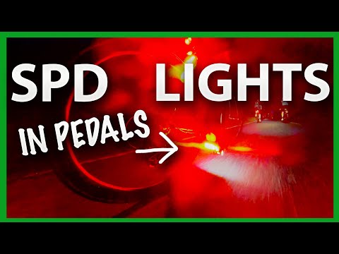Lights in SPD Pedals - ArcLight by Redshift Sports